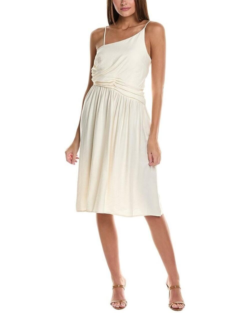 BCBG New York Asymmetric MIDI Dress